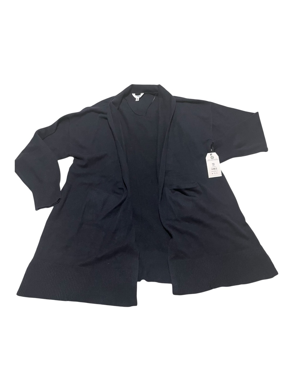 Open-Front Navy Women's Cardigan Jacket